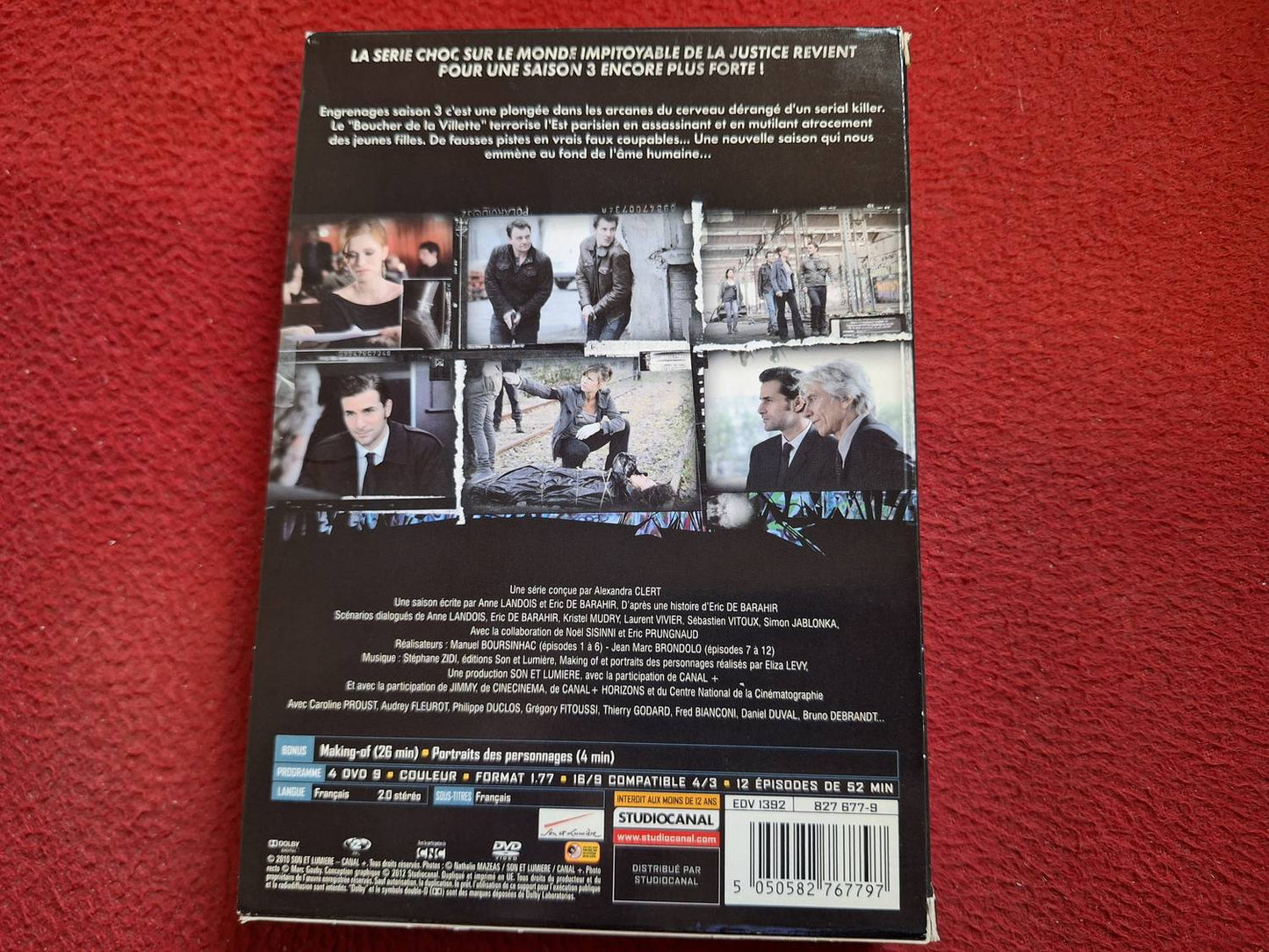 ENGRENAGES SAISON 3 [ FRANSKT TAL / TEXT ] BOX DVD
