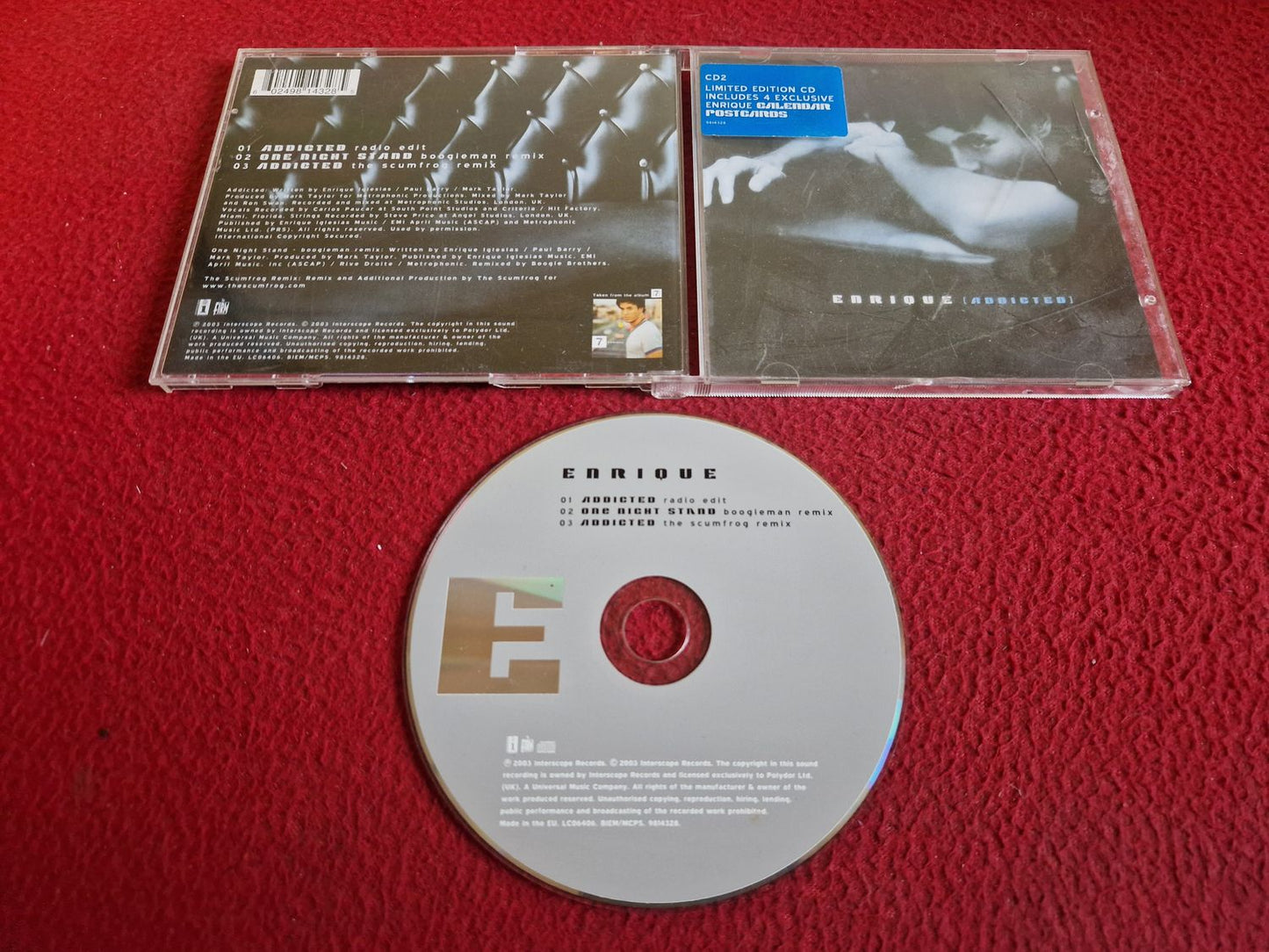 ENRIQUE IGLESIAS ADDICTED CD