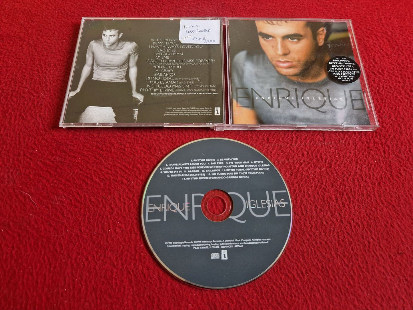ENRIQUE IGLESIAS ENRIQUE CD