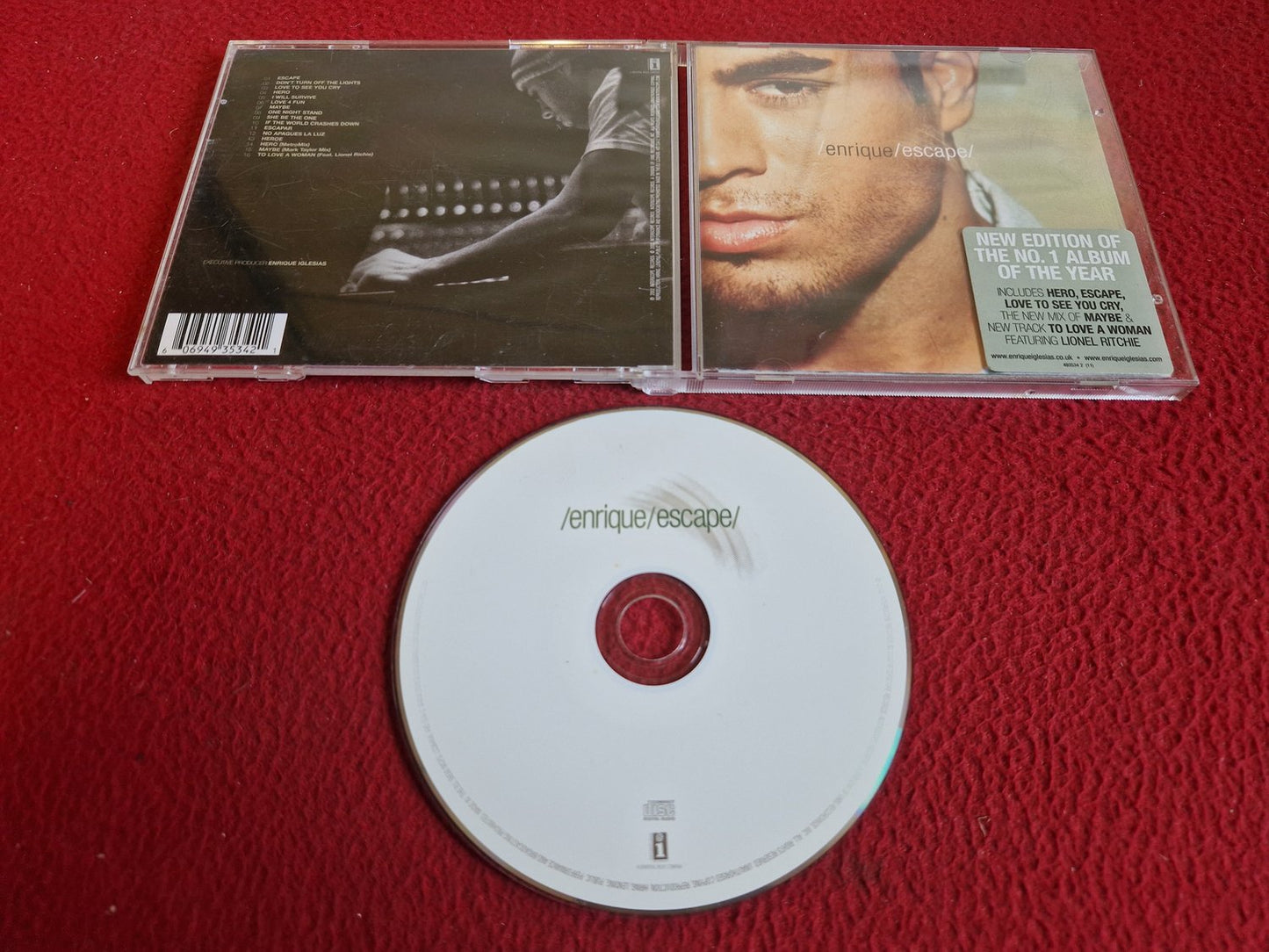 ENRIQUE IGLESIAS ESCAPE CD
