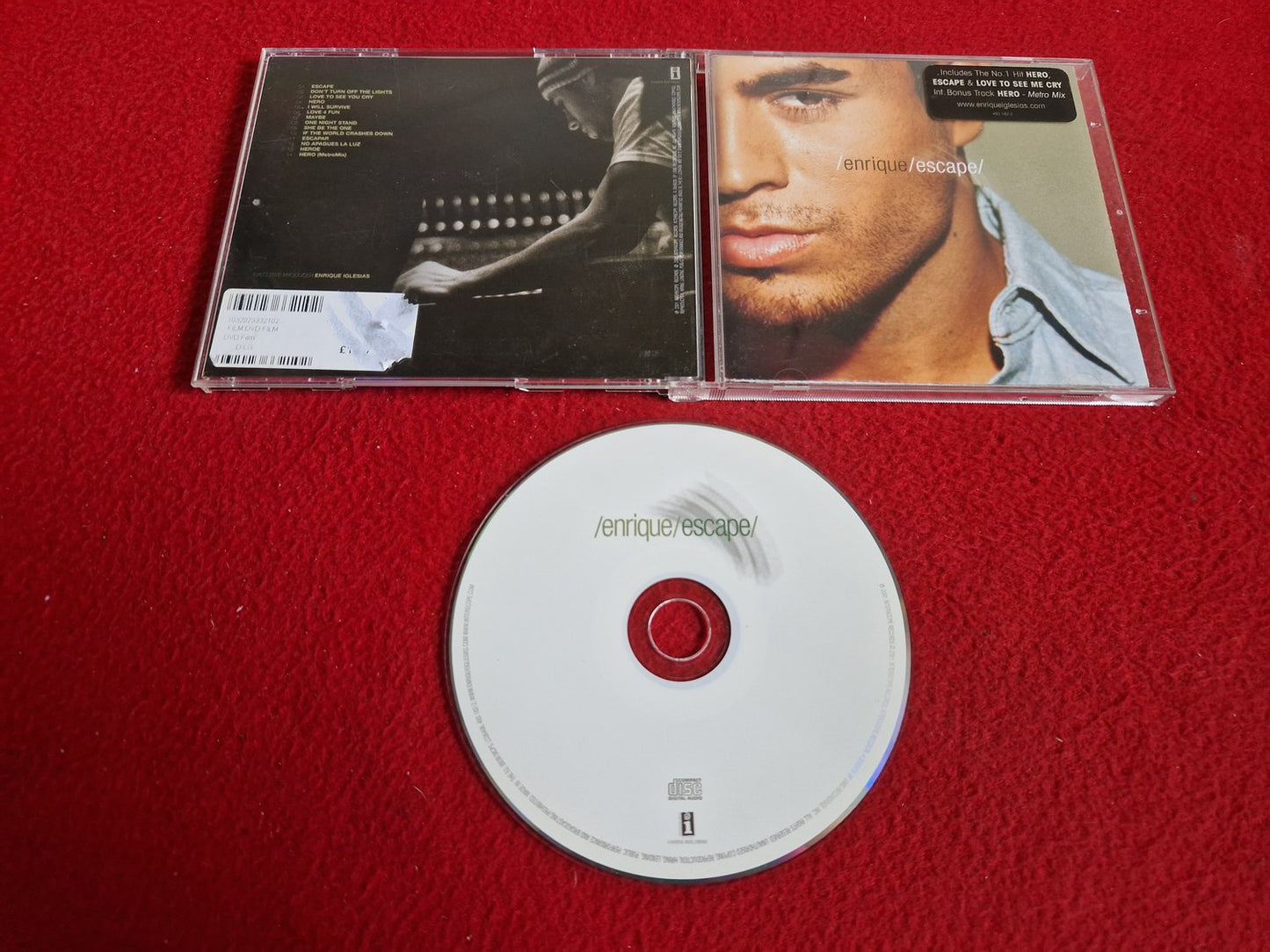 ENRIQUE IGLESIAS ESCAPE till CD