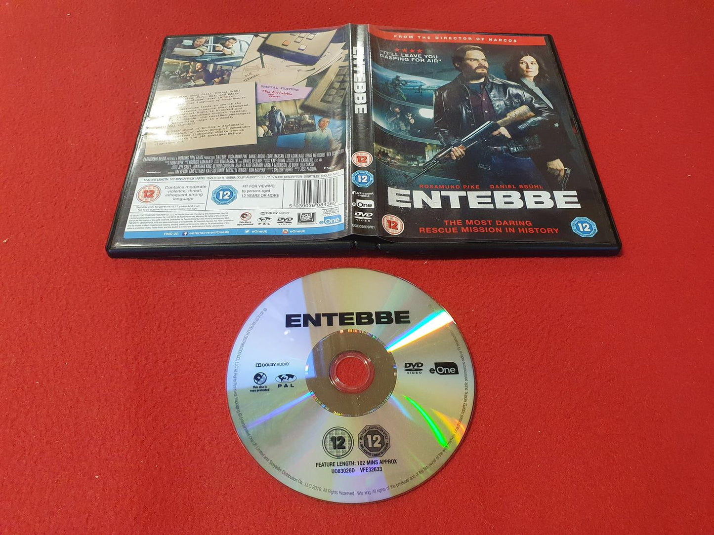 ENTEBBE till DVD