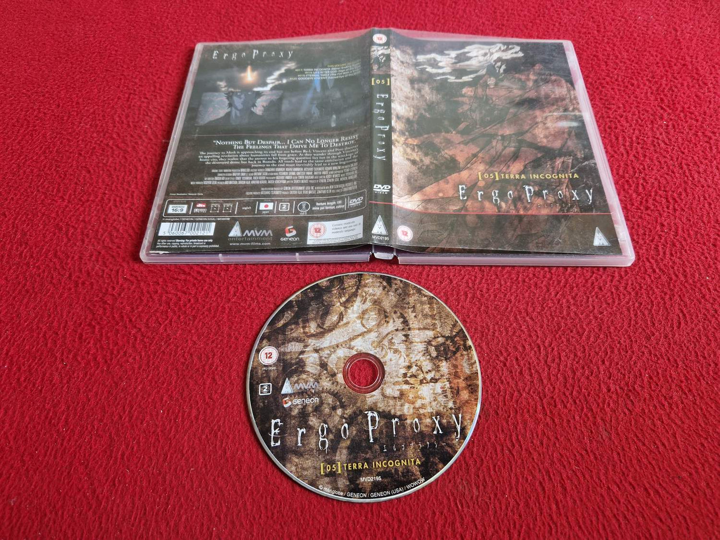 ERGO PROXY [ 5 ] TERRA INCOGNITA [ JAPANSKT/ENGELSKT TAL ENGELSK TEXT ] DVD