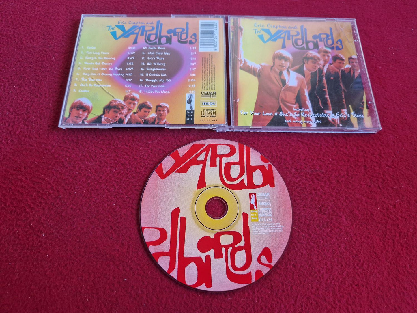 ERIC CLAPTON AND THE YARDBIRDS CD