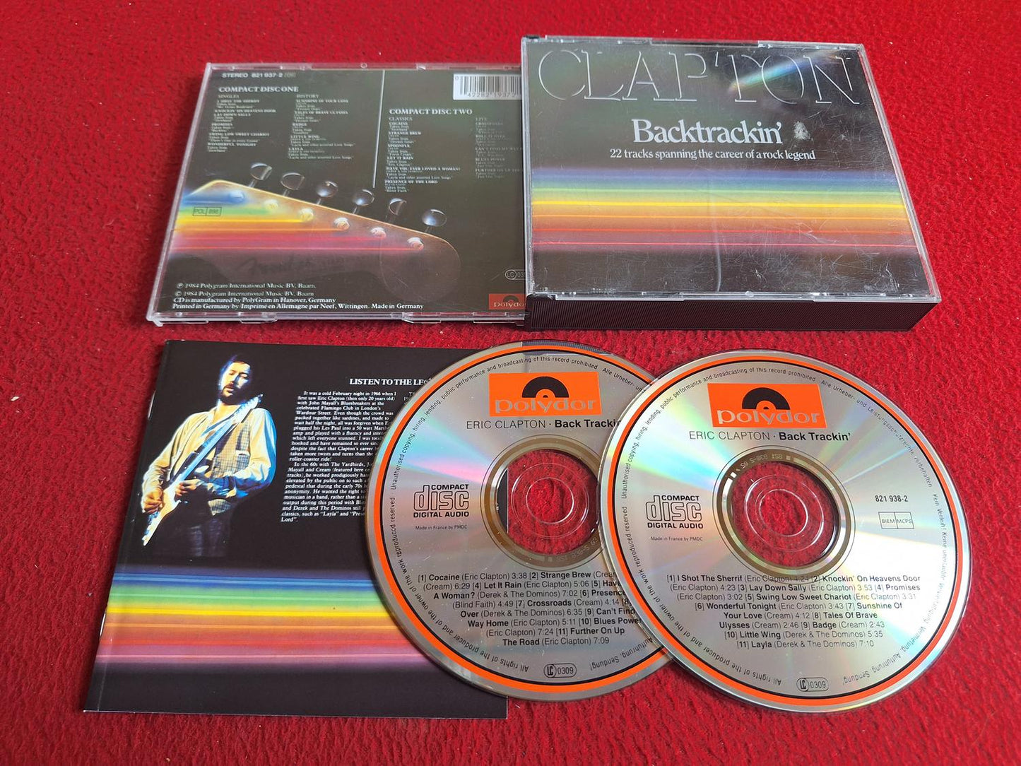 ERIC CLAPTON BACKTRACKIN' CD BOX