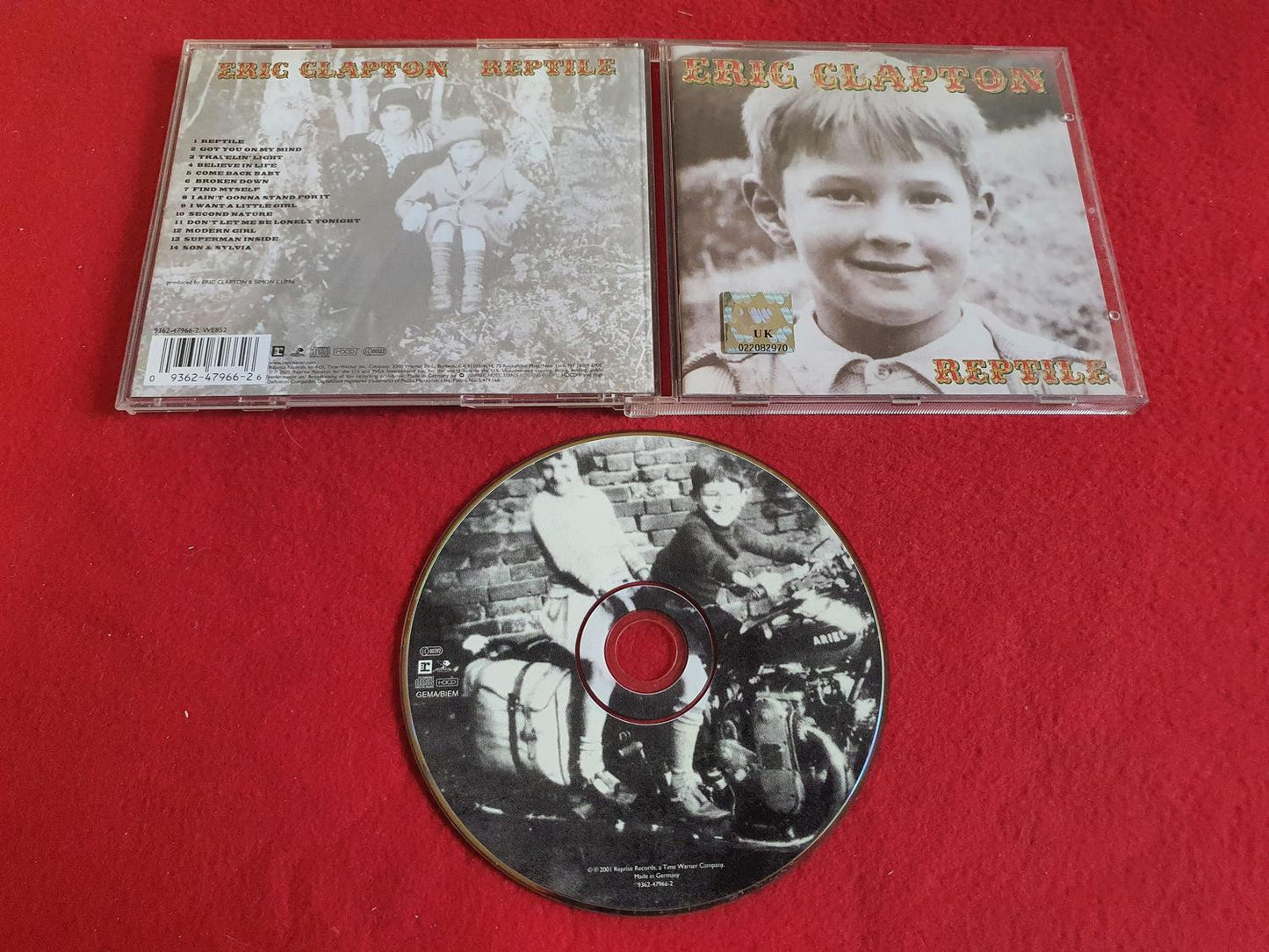 ERIC CLAPTON REPTILE till CD