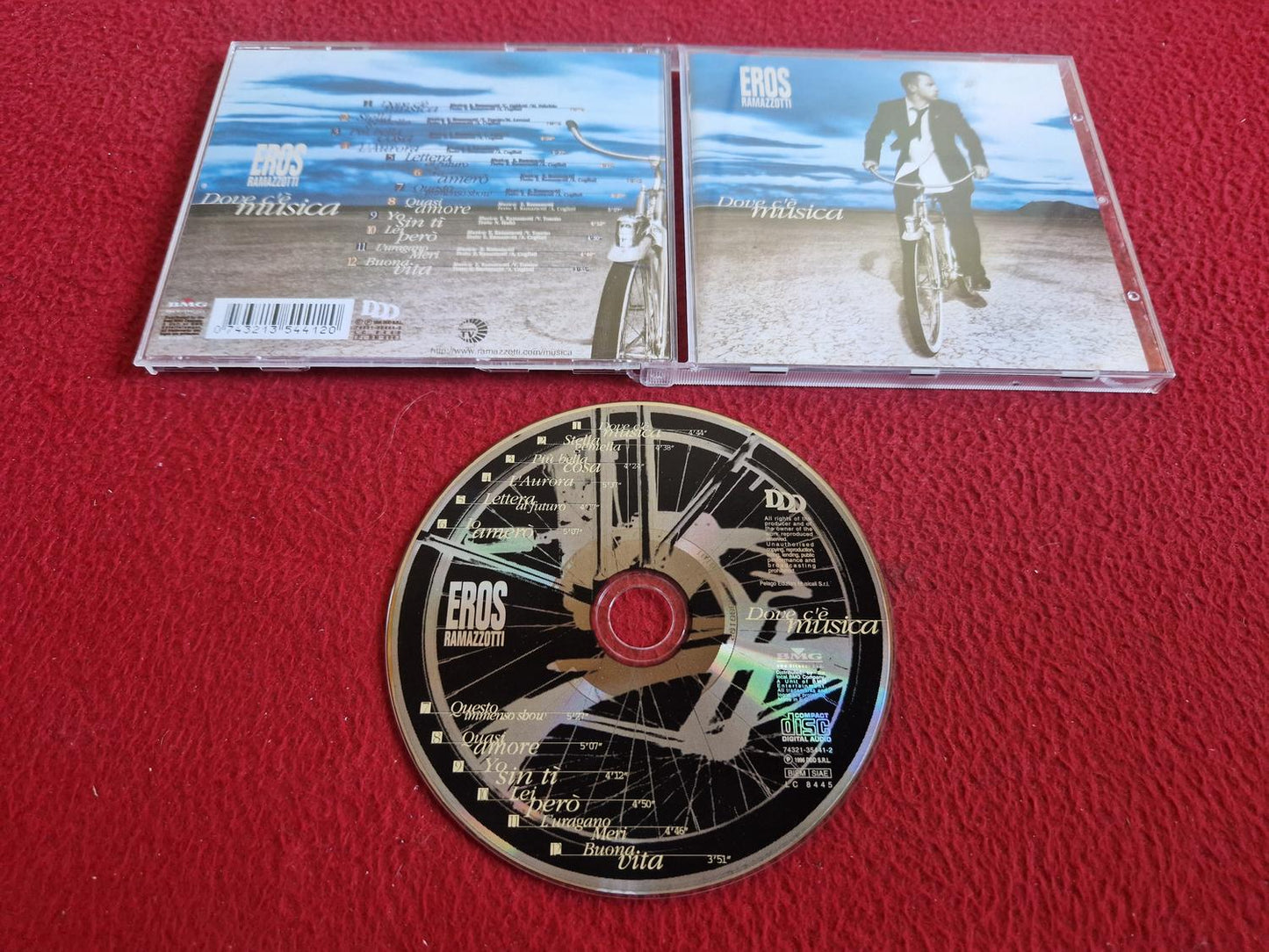 EROS RAMAZZOTTI DOVE C'E MUSICA CD