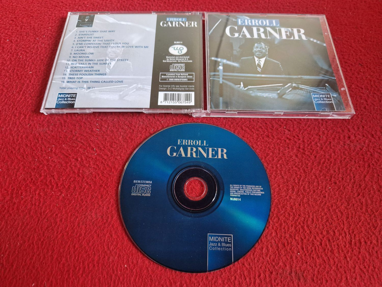 ERROLL GARNER [ MIDNITE JAZZ & BLUES COLLECTION ] CD