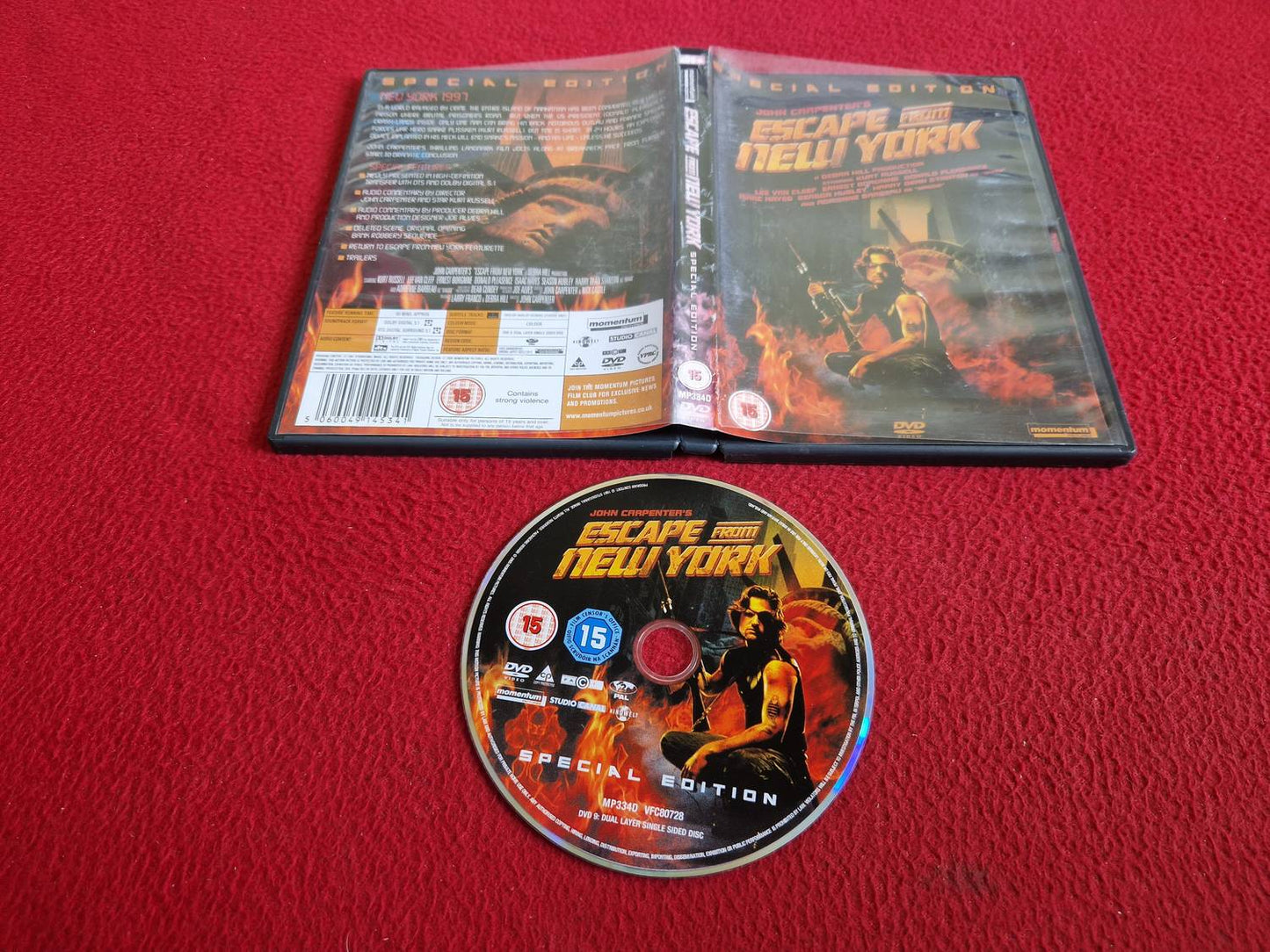 ESCAPE FROM NEW YORK [ ENGELSK TEXT ] DVD