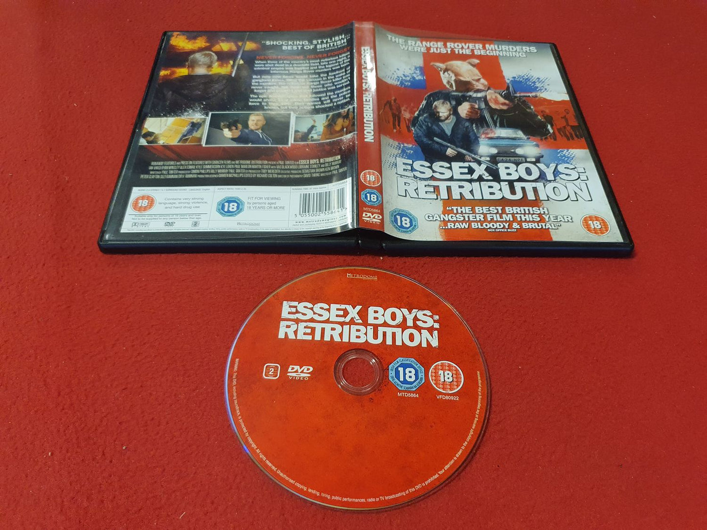 ESSEX BOYS RETRIBUTION till DVD