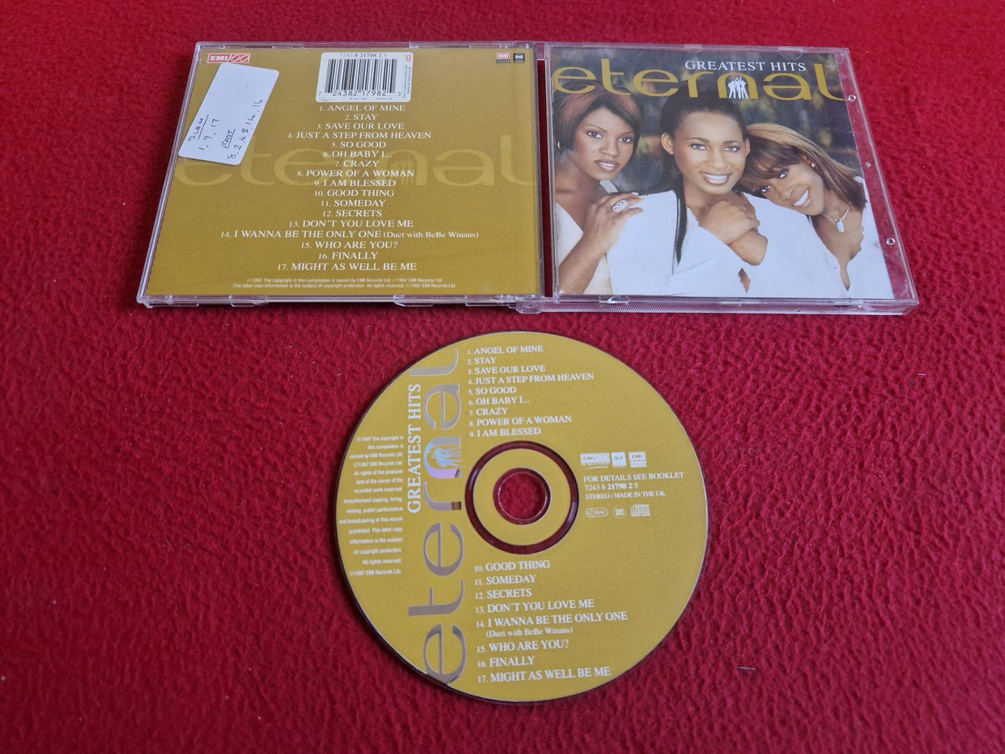 ETERNAL GREATEST HITS CD
