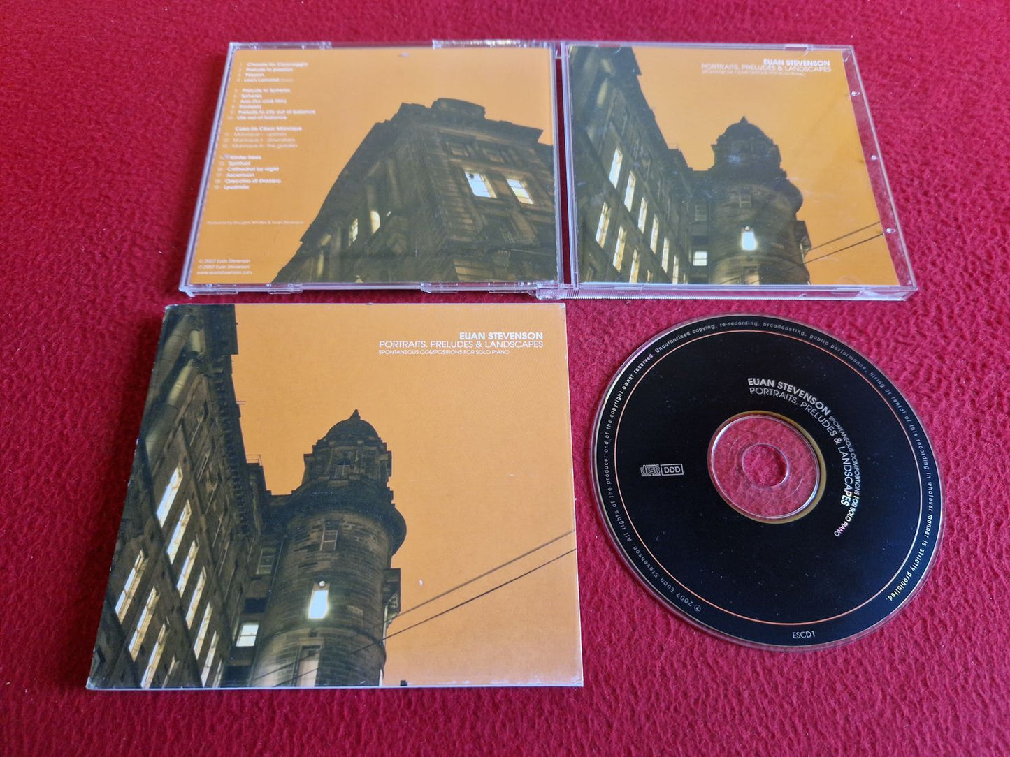 EUAN STEVENSON PORTRAITS PRELUDES & LANDSCAPES CD