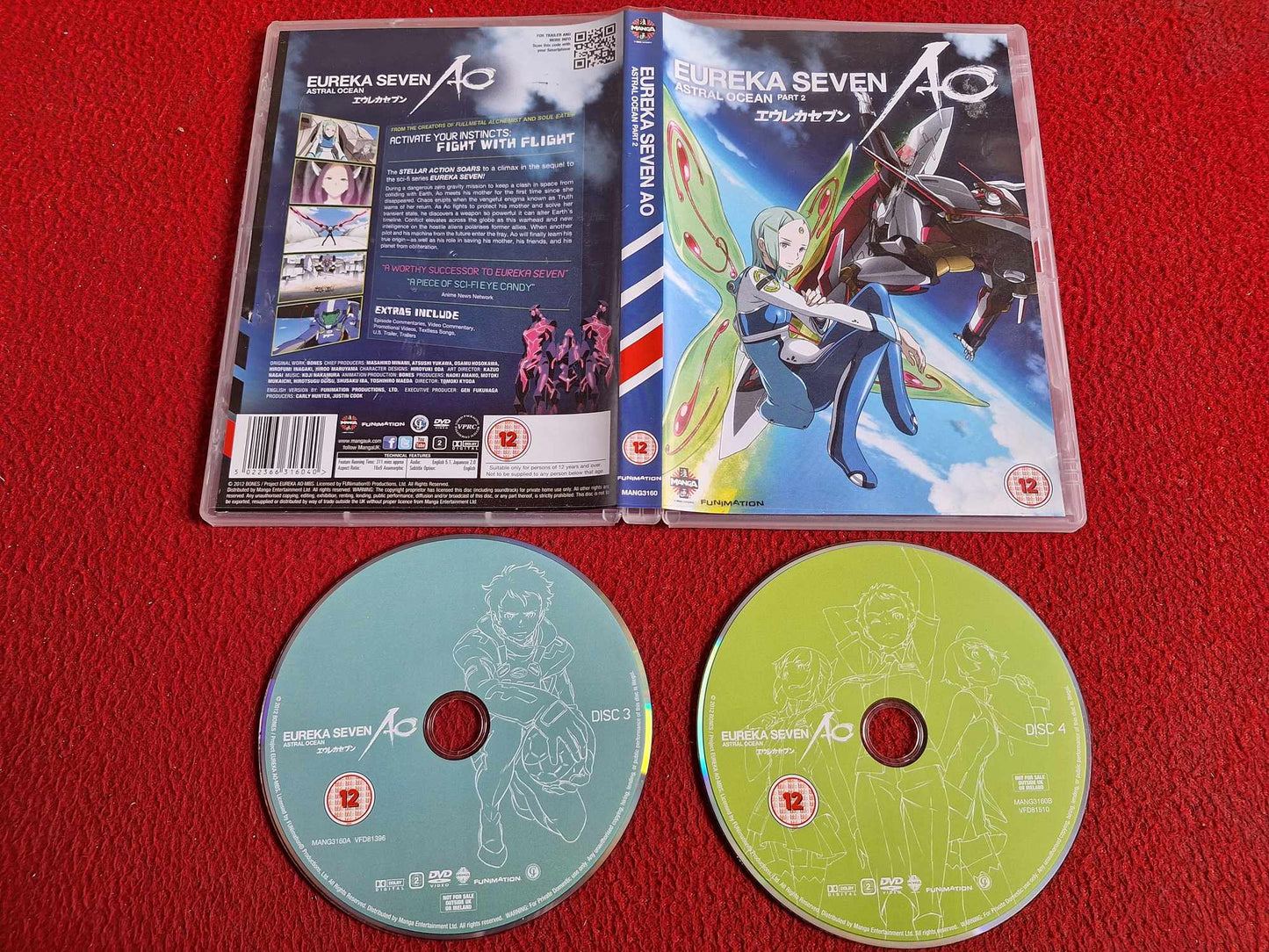 EUREKA SEVEN ASTRAL OCEAN PART 2 [ JAPANSKT el ENG. TAL - ENG. TEXT ] DVD