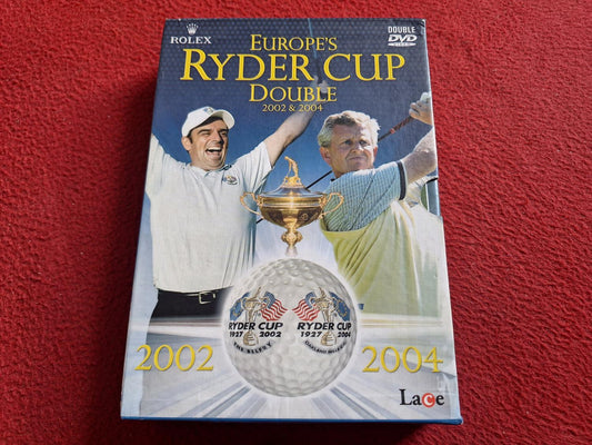 EUROPE'S RYDER CUP DOUBLE 2002 & 2004 BOX DVD