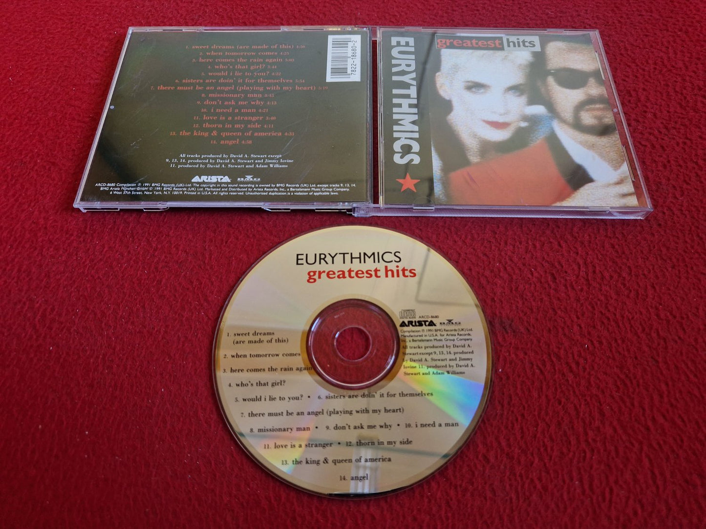 EURYTHMICS GREATEST HITS CD