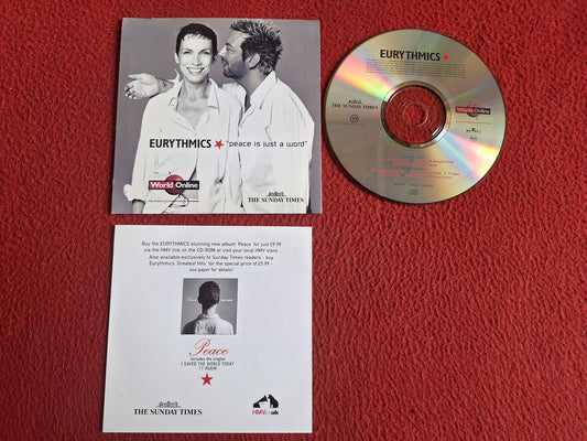 EURYTHMICS PEACE IS JUST A WORD CD