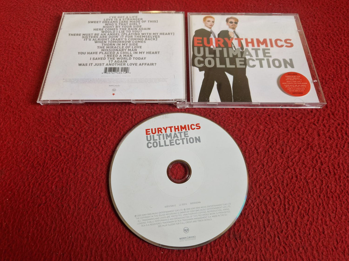 EURYTHMICS ULTIMATE COLLECTION CD