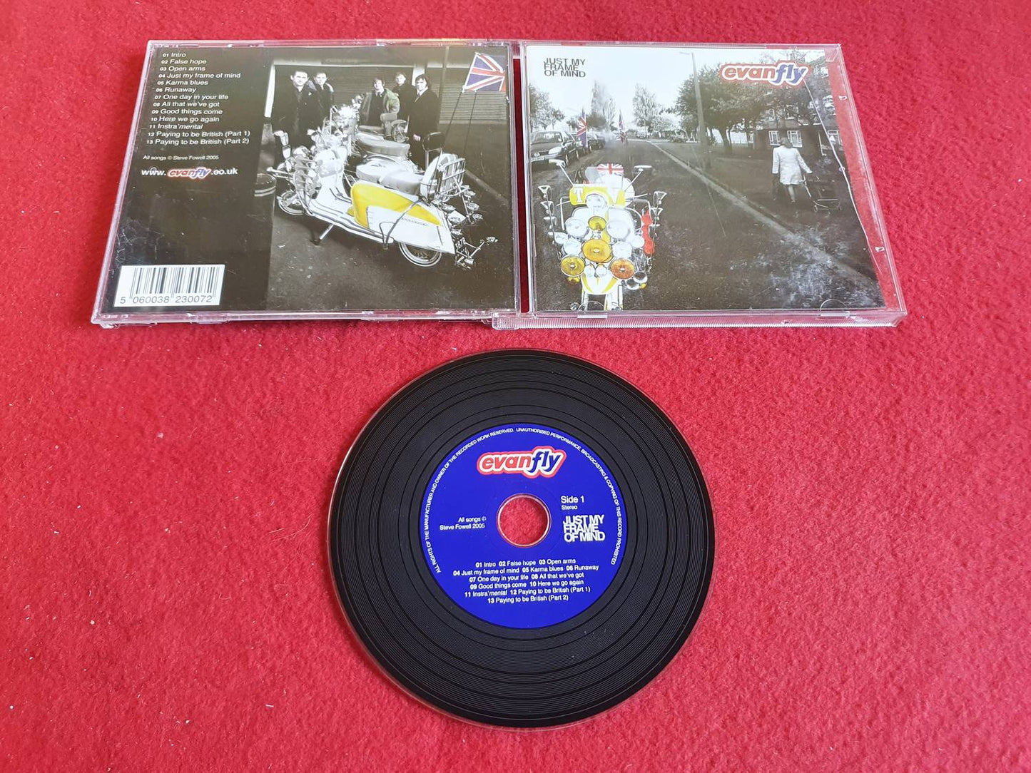 EVAN FLY JUST MY FRAME OF MIND till CD