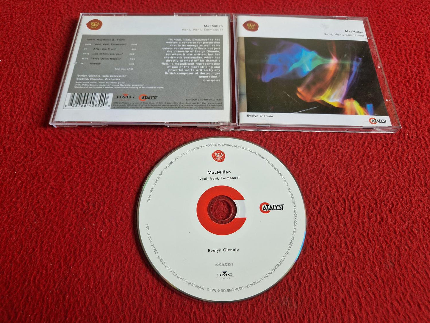 EVELYN GLENNIE MACMILLAN VENI VENI AMMANUEL CD