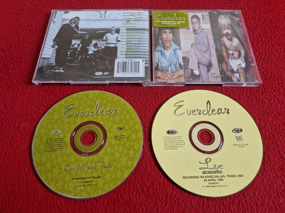 EVERCLEAR SPARKLE AND FADE + LIVE ACOUSTIC CD