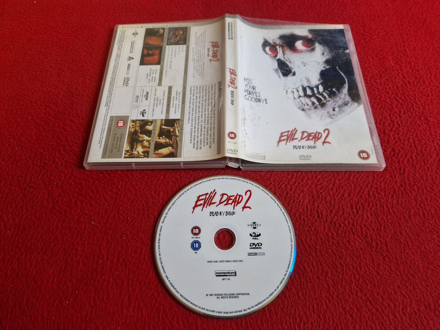 EVIL DEAD 2 DVD