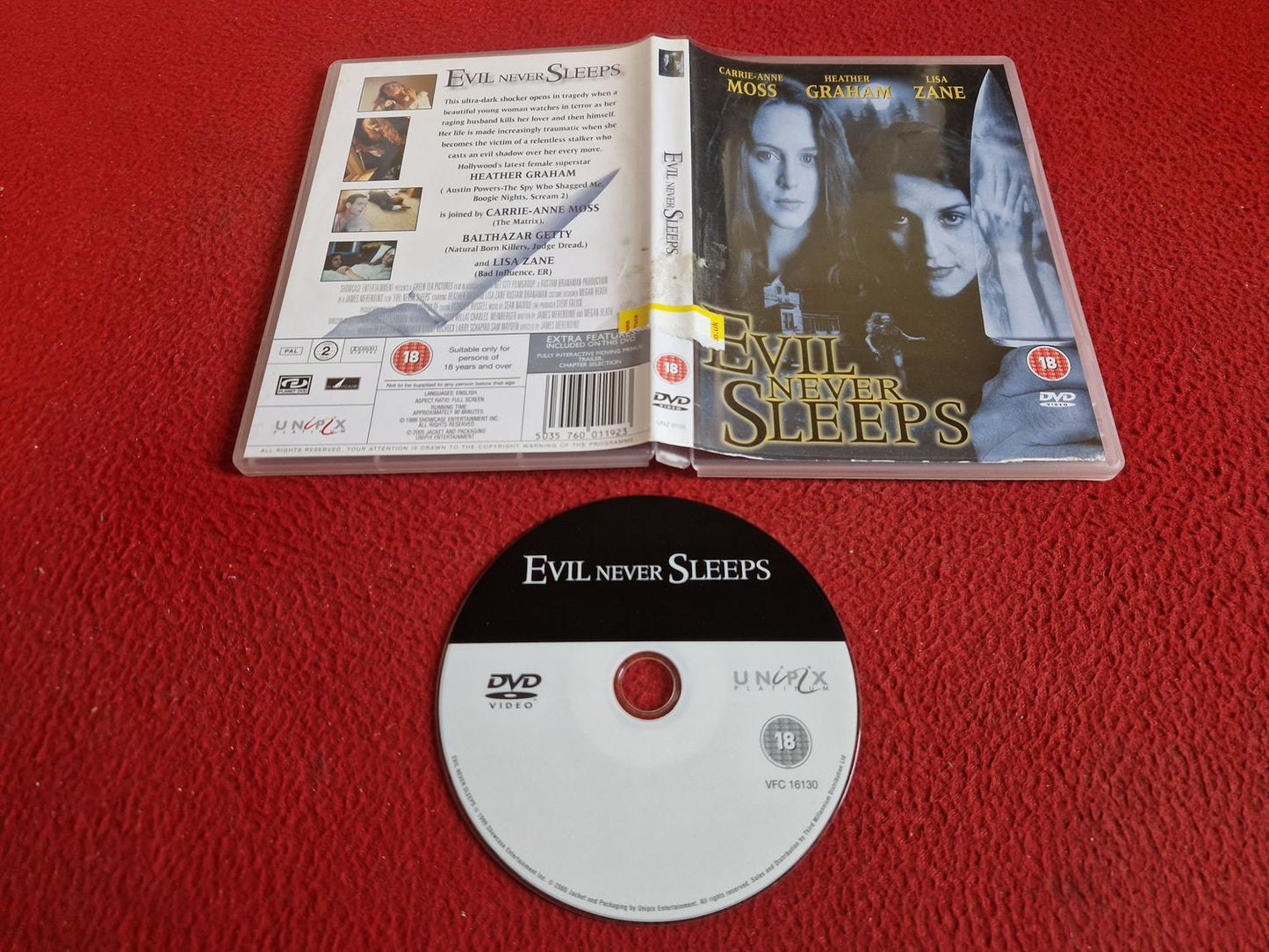 EVIL NEVER SLEEPS DVD