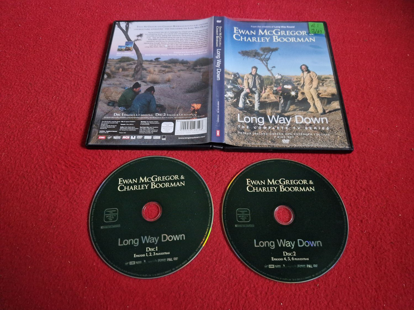 EWAN MCGREGOR CHARLEY BOORMAN LONG WAY DOWN THE COMPLETE TV SERIES DVD
