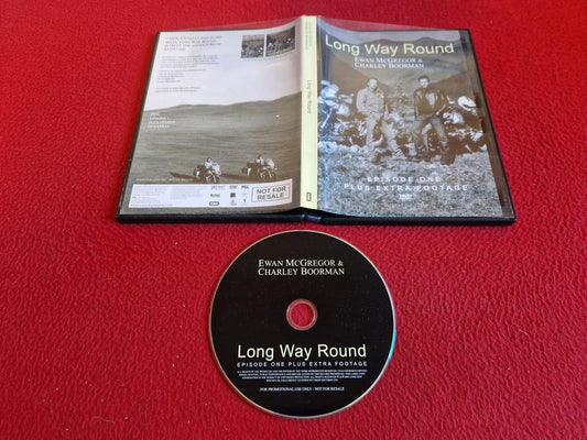 EWAN MCGREGOR & CHARLEY BOORMAN LONG WAY ROUND EPISODE ONE + EXTRA FOOTAGE DVD