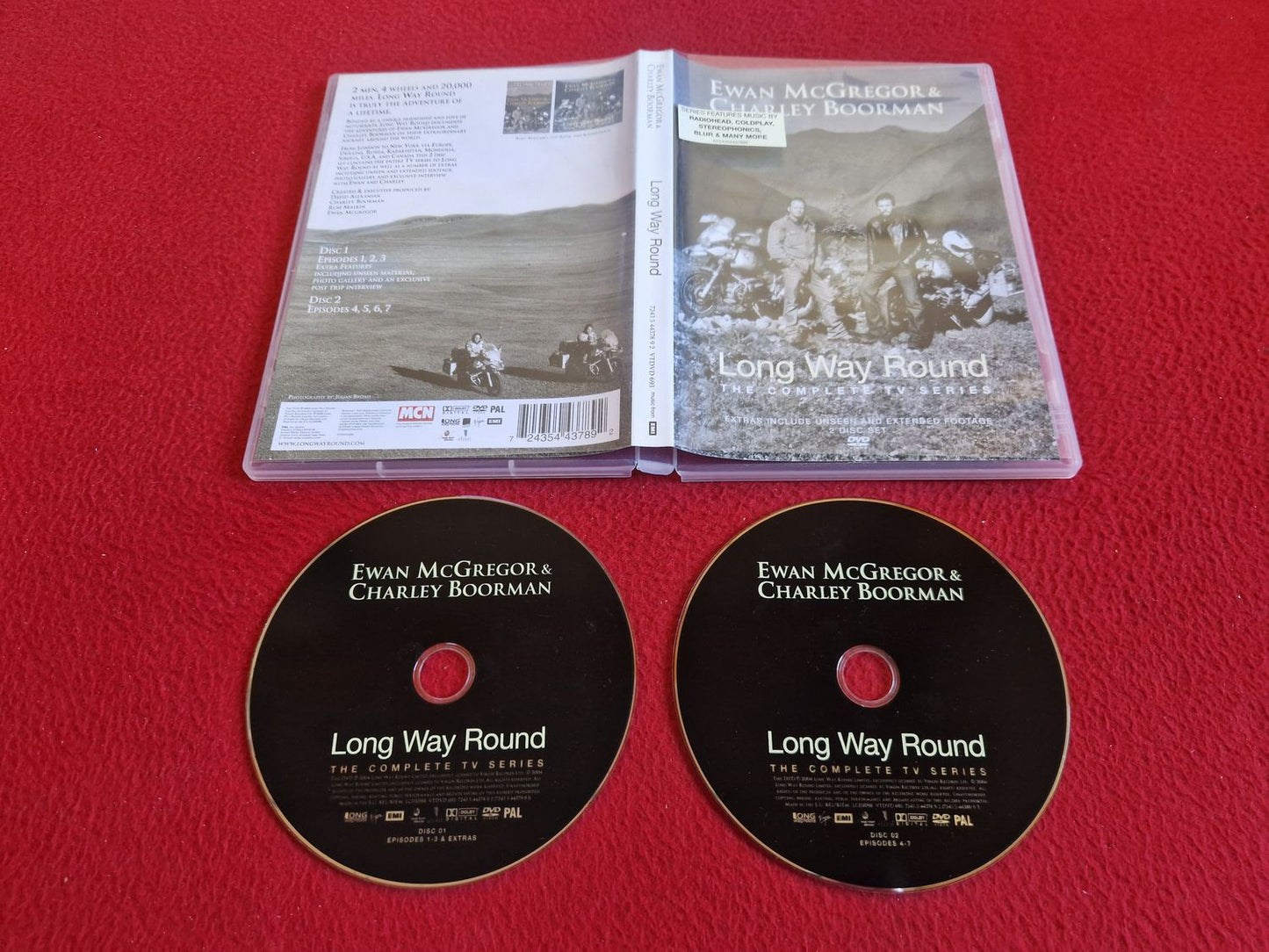 EWAN MCGREGOR & CHARLEY BOORMAN LONG WAY ROUND SERIES DVD