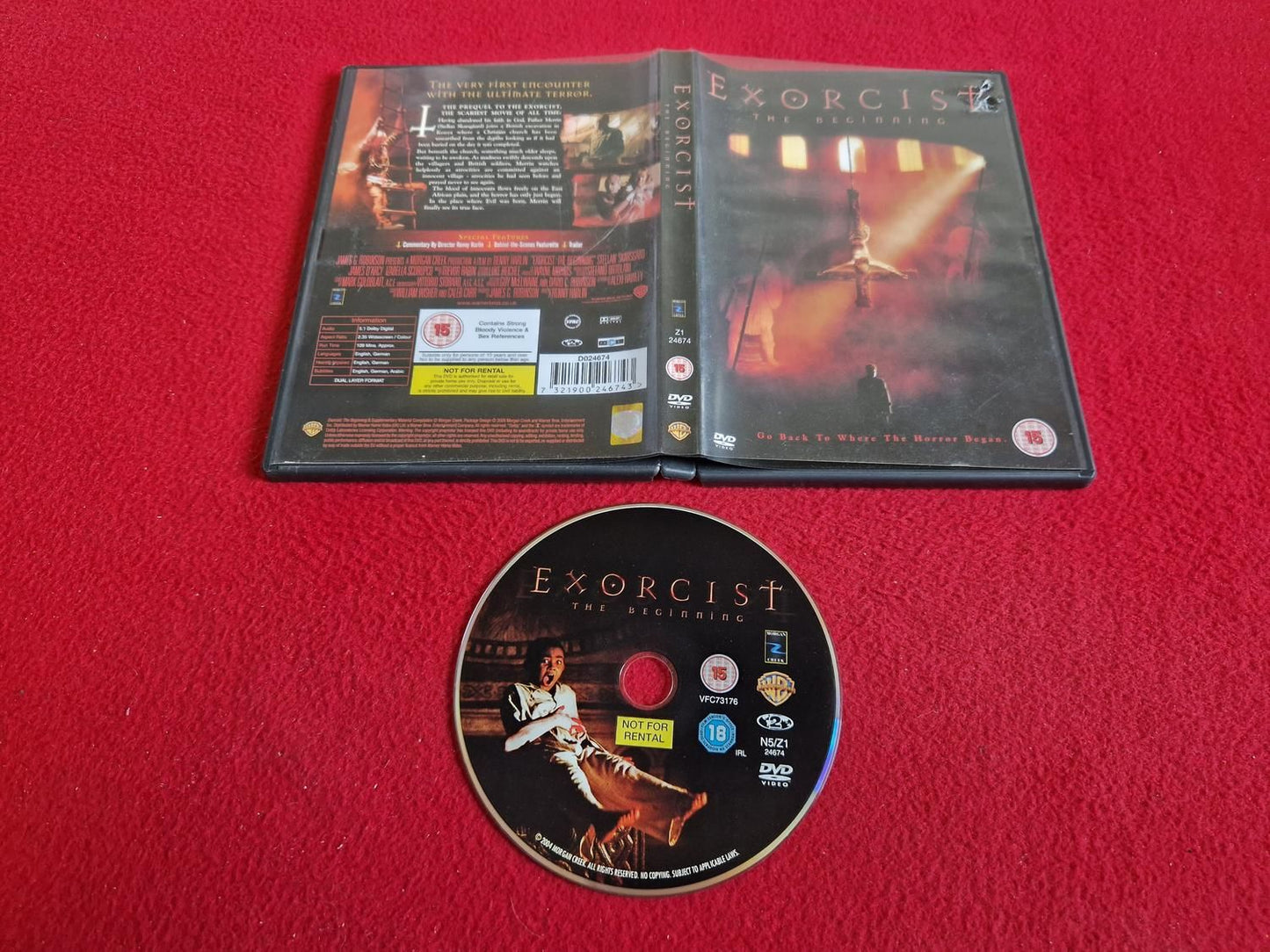 EXORCIST THE BEGINNING till DVD