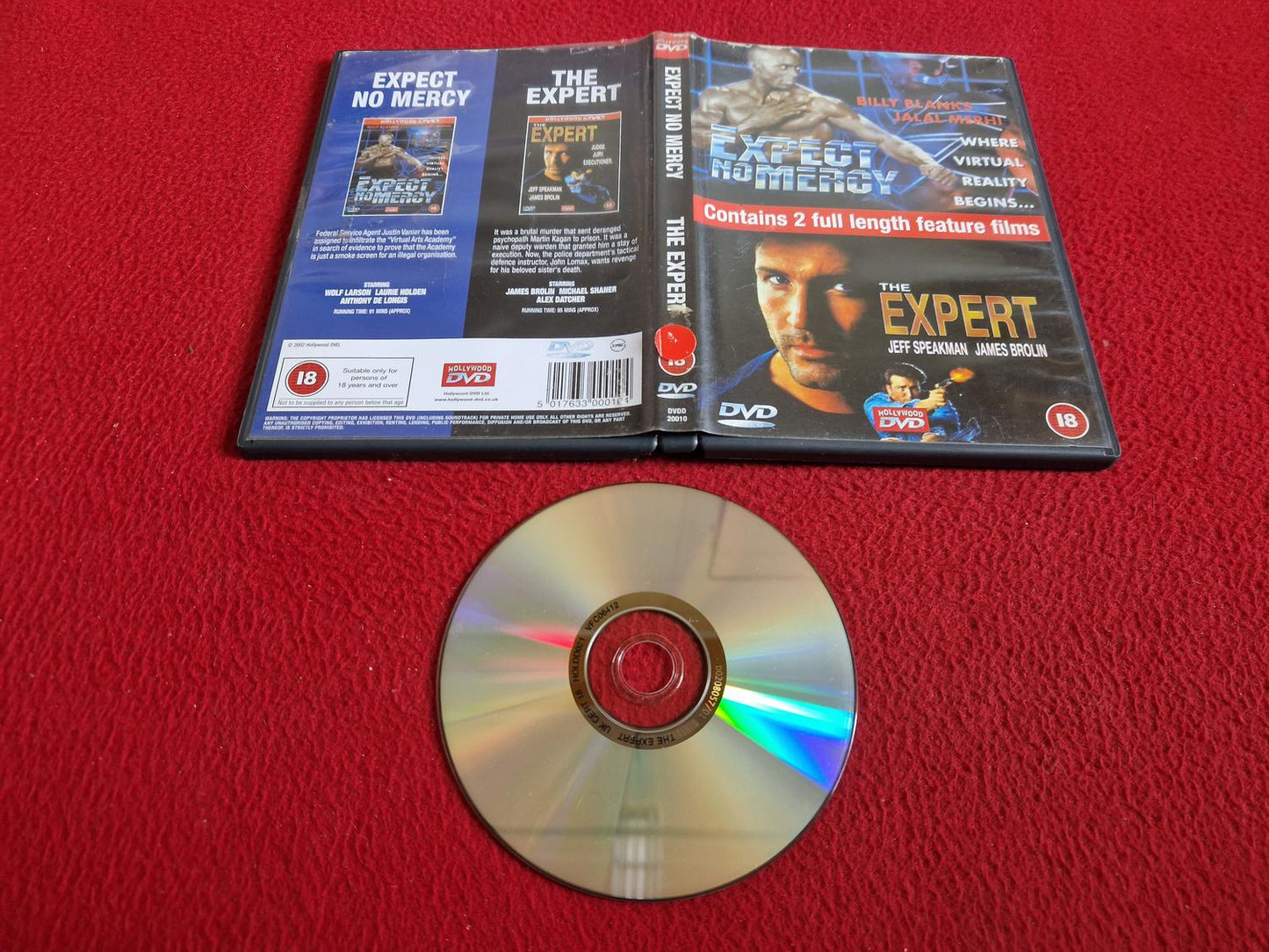 EXPECT NO MERCY / THE EXPERT DVD