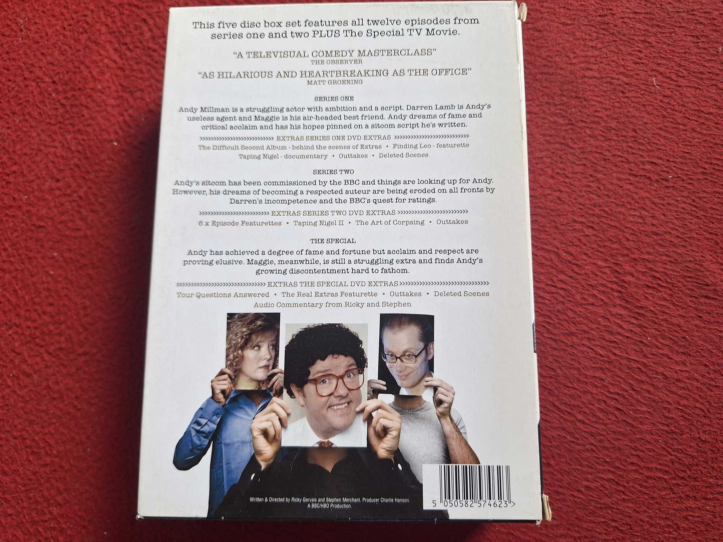 EXTRAS THE COMPLETE BOX SET DVD