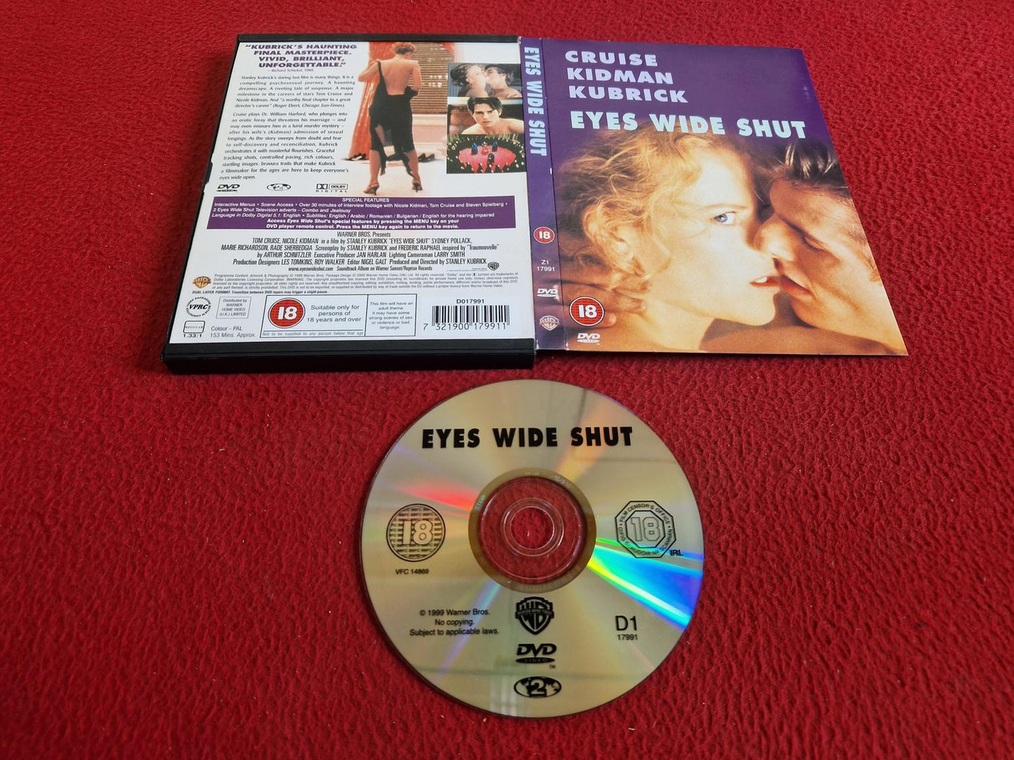 EYES WIDE SHUT [ SNAPCASE ] DVD