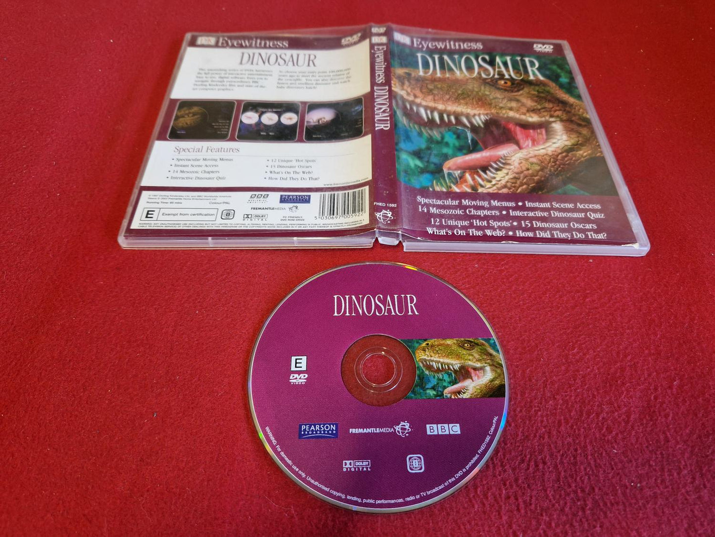 EYEWITNESS DINOSAUR till DVD
