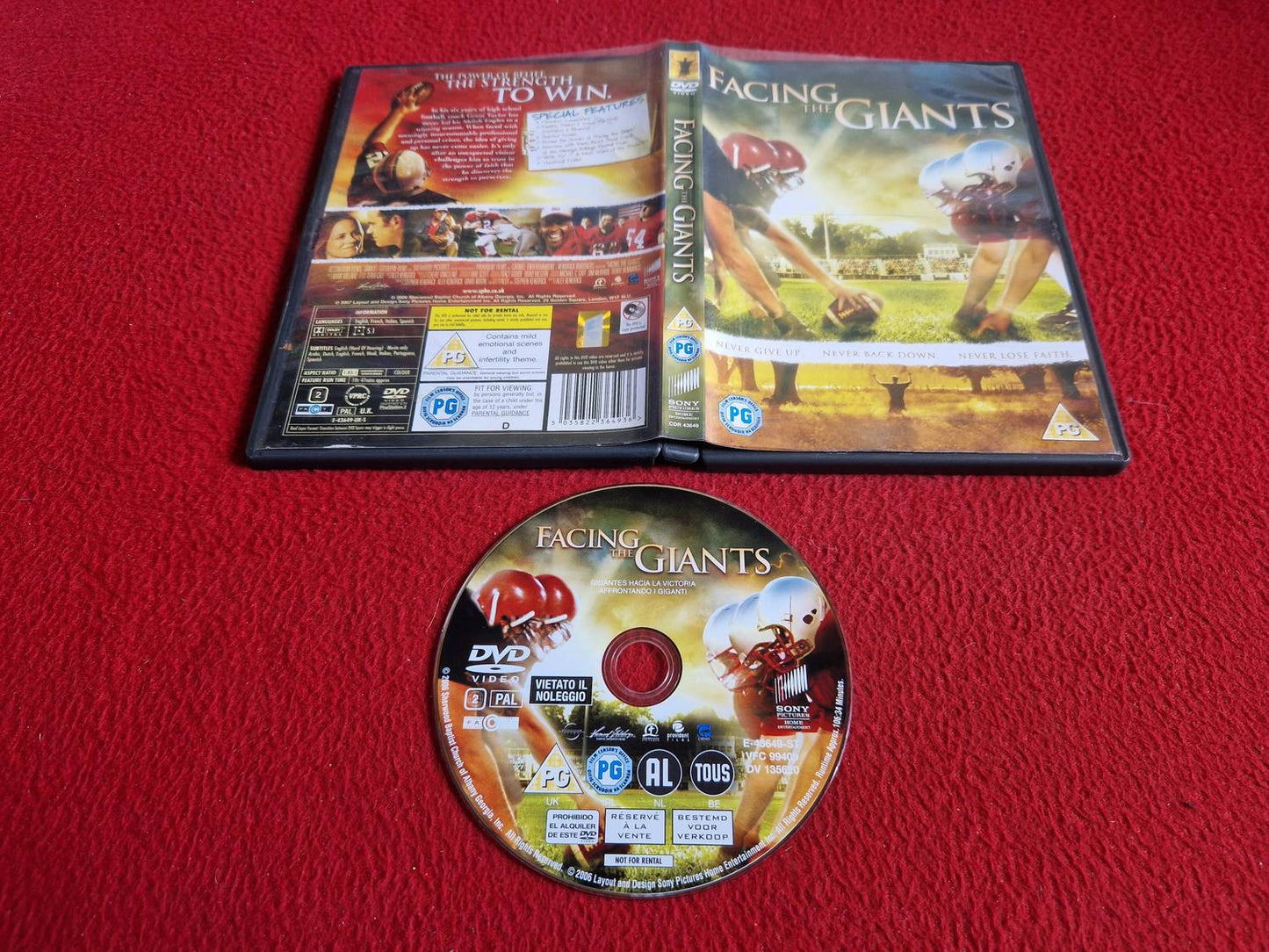 FACING THE GIANTS DVD