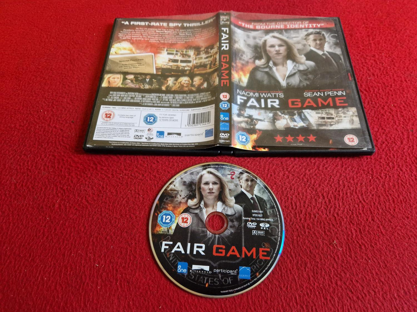 FAIR GAME DVD
