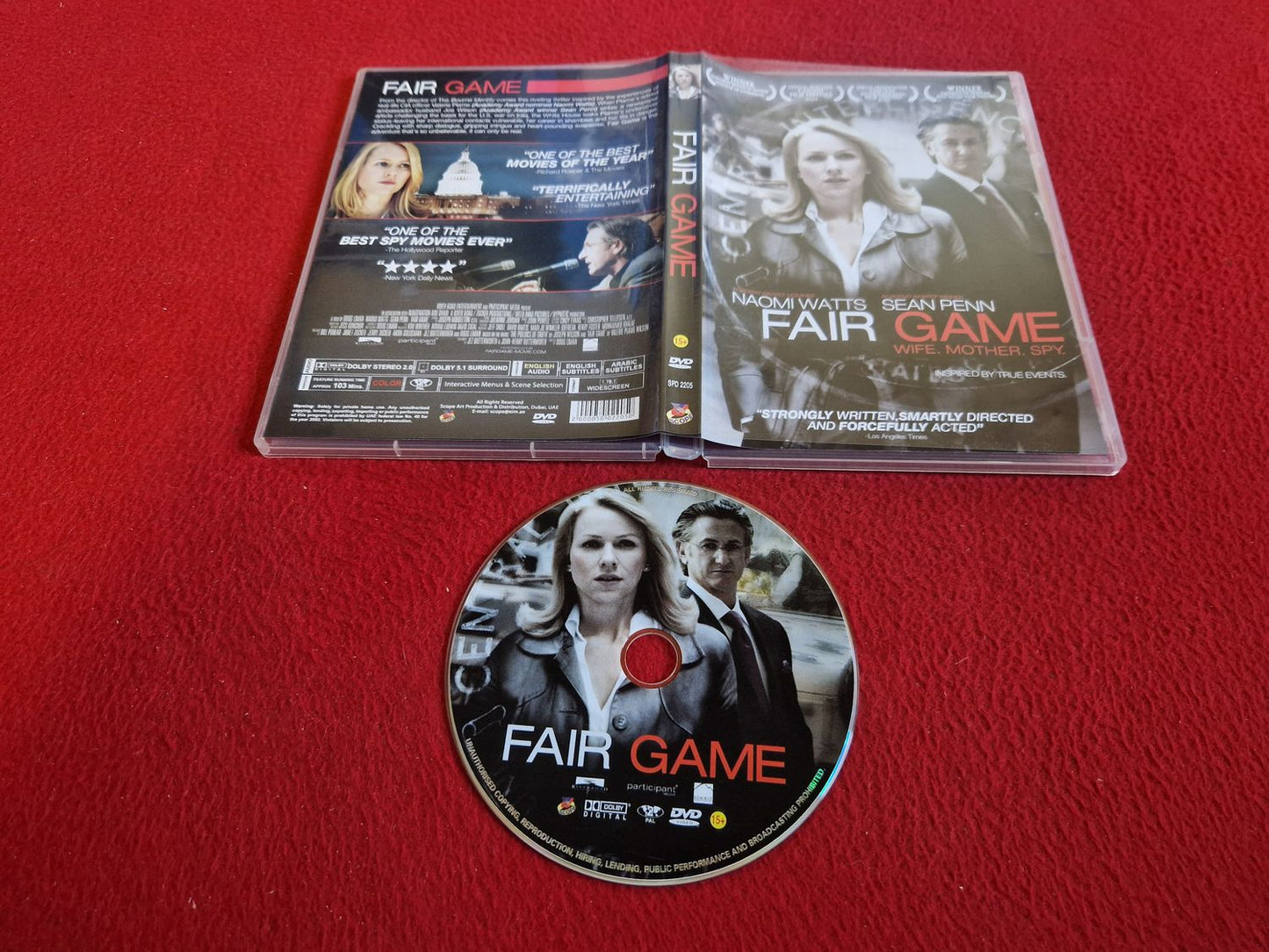 FAIR GAME DVD