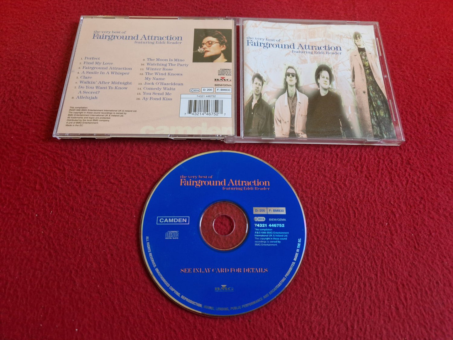 FAIRGROUND ATTRACTION FEATURING EDDI READER THE VERY BEST OF FAIRGROUND CD