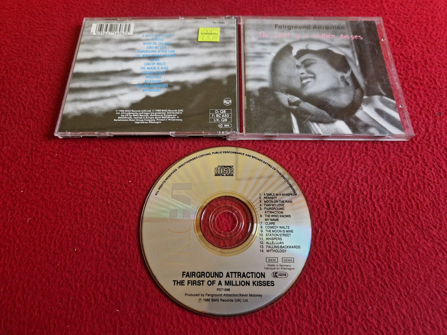 FAIRGROUND ATTRACTION THE FIRST OF A MILLION KISSES CD