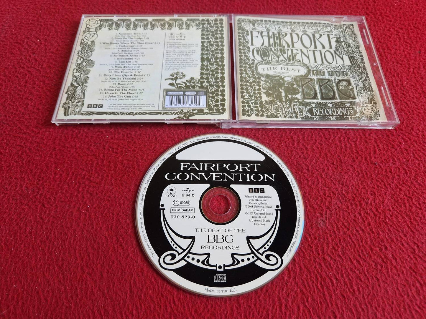 FAIRPORT CONVENTION THE BEST OF THE BBC RECORDINGS CD