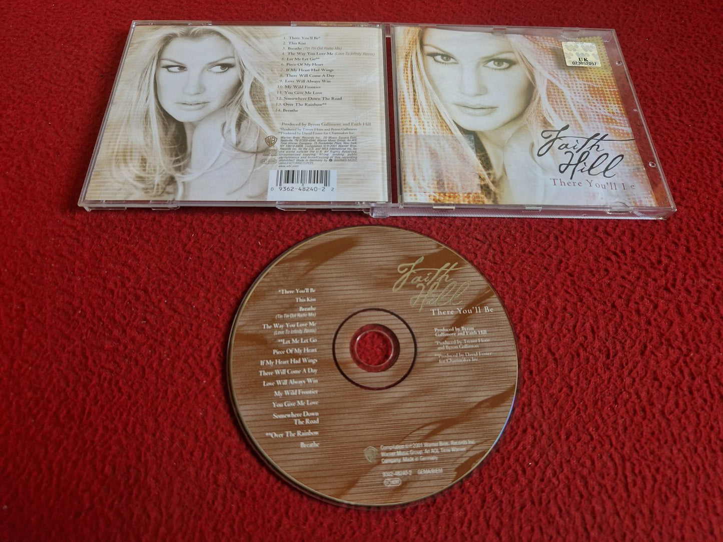 FAITH HILL THERE YOU'LL BE CD