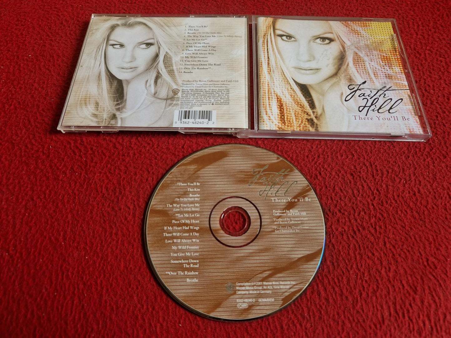 FAITH HILL THERE YOU'LL BE CD
