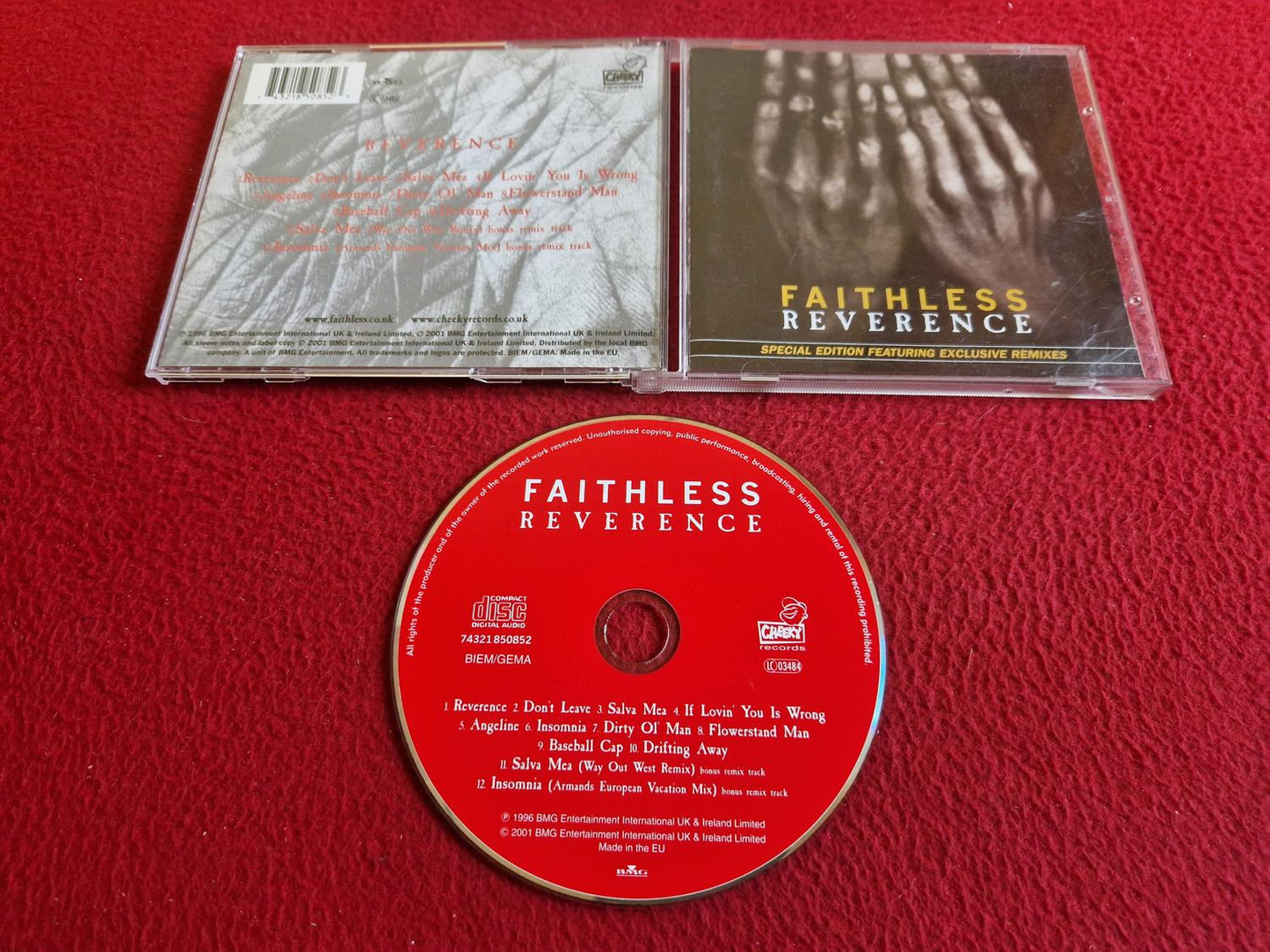 FAITHLESS REVERENCE SPECIAL EDITION FEATURING EXCLUSIVE REMIXES CD