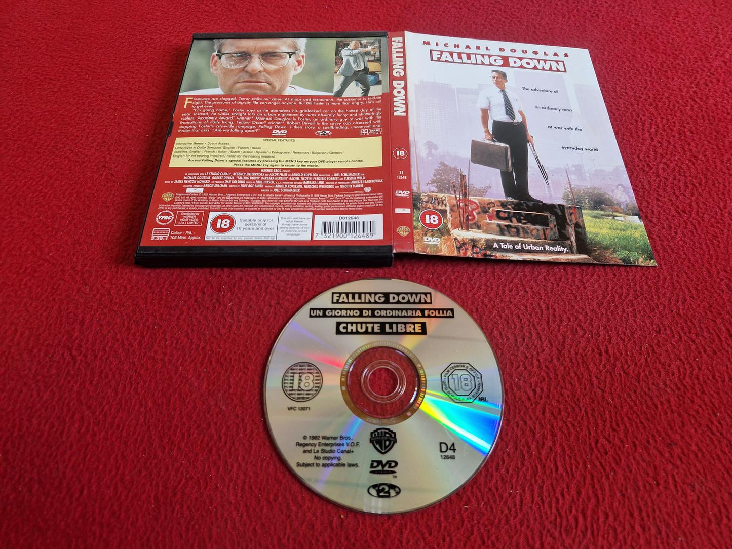 FALLING DOWN [ SNAPCASE ] DVD