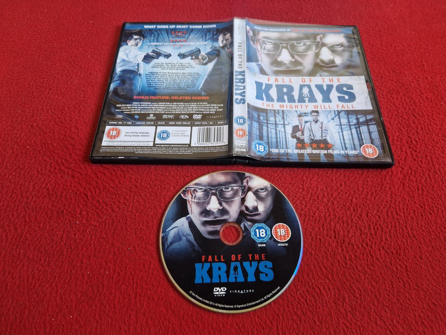 FALL OF THE KRAYS DVD