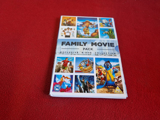 FAMILY MOVIE PACK 8 DVD COLLECTION BOX till DVD