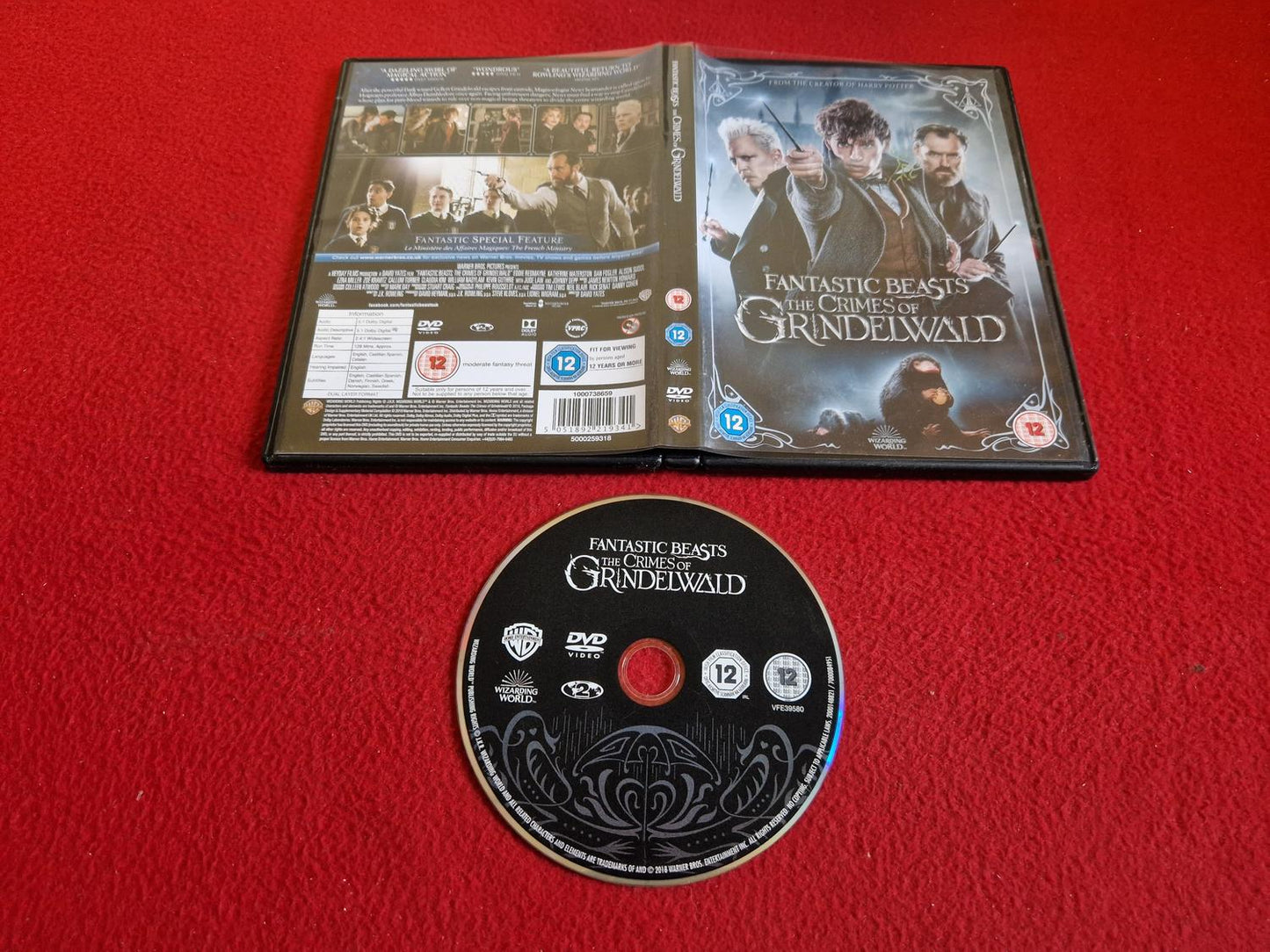 FANTASTIC BEASTS THE CRIME OF GRINDELWALD DVD