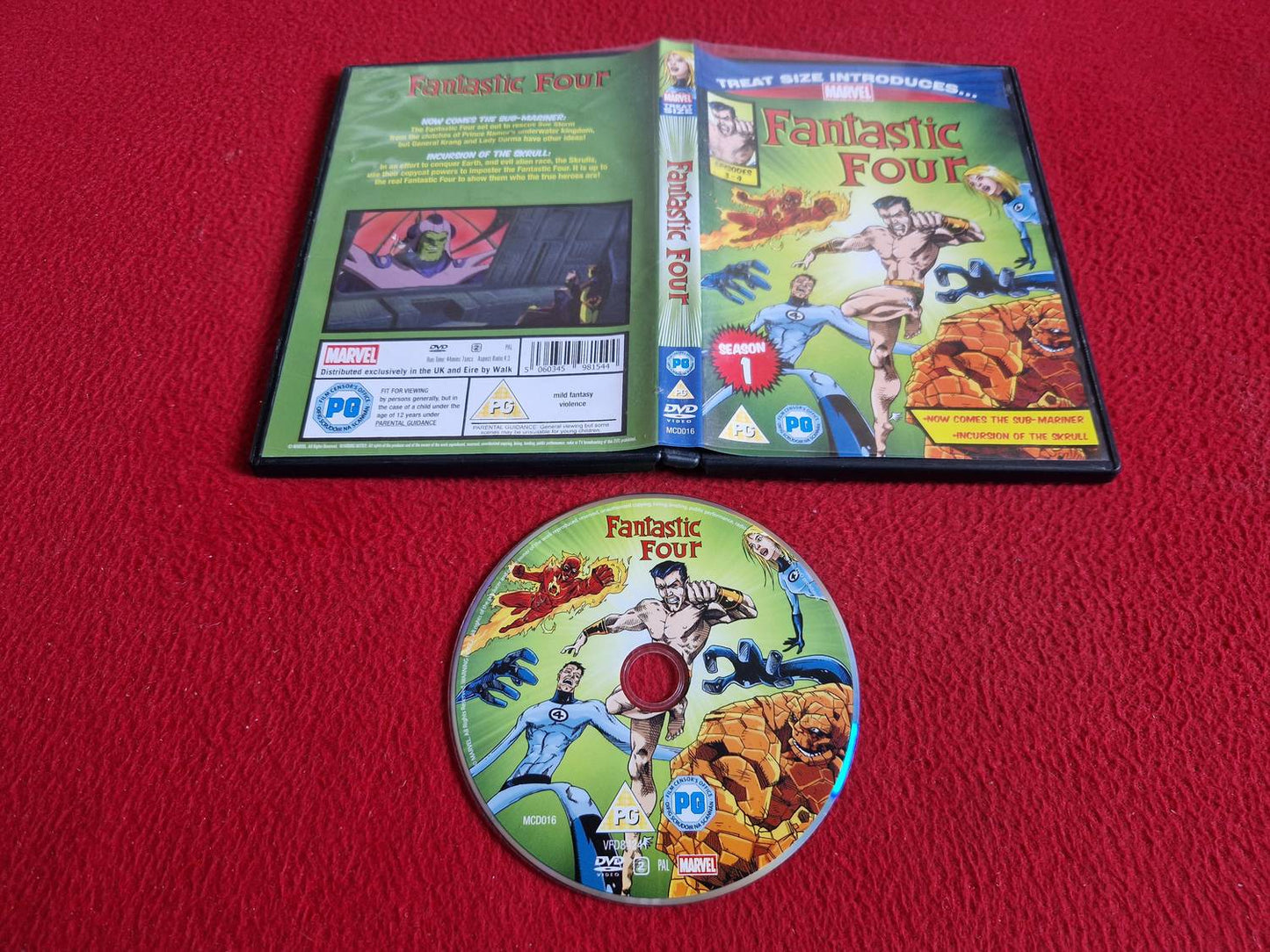 FANTASTIC FOUR SEASON 1 EPISODES 3 + 4 DVD