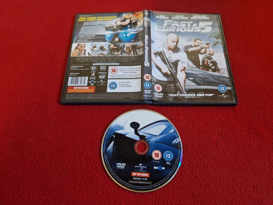 FAST AND FURIOUS 5 DVD