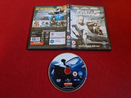 FAST AND FURIOUS 5 DVD